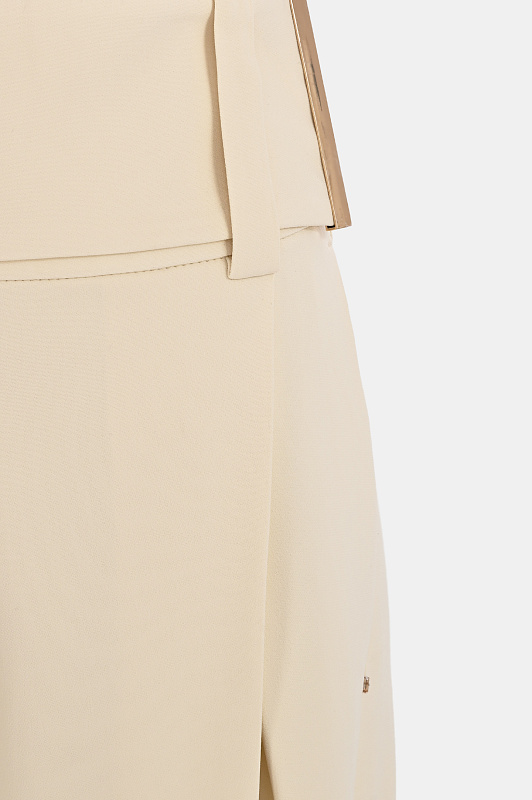 Брюки SPORTMAX Молочный Женский SPSOBLO 2612131073600