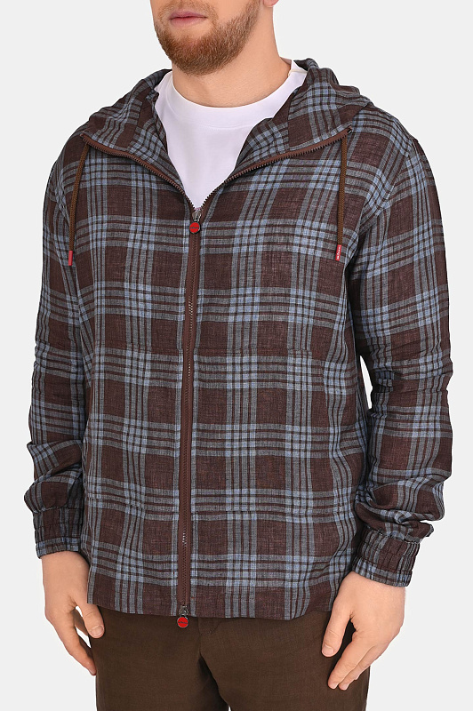 Куртка KITON Коричневый Мужской UMC010H096541 Куртка KITON Коричневый Мужской UMC010H096541