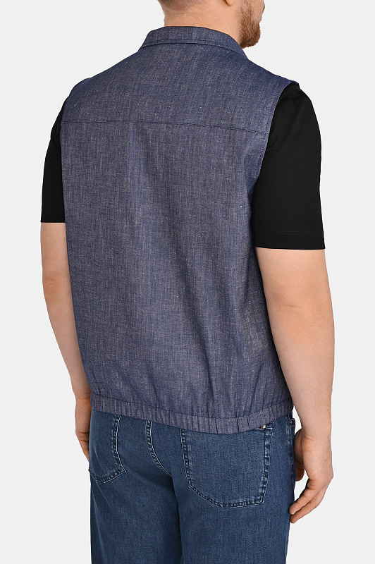 Жилет CANALI Темно-синий Мужской O41088USG03468