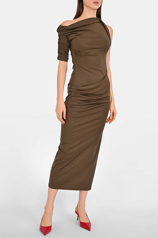 Платье JACQUEMUS Зеленый Женский DRW00142AJ00260