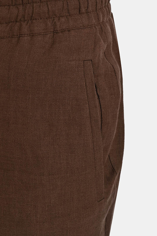 Шорты KITON Темно-коричневый Мужской UPN02H09690