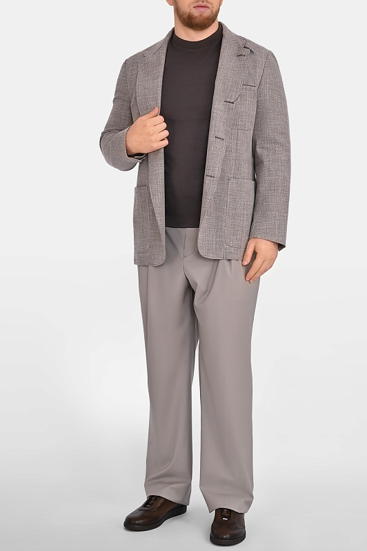 Брюки CANALI Светло-бежевый Мужской U97260AA05960