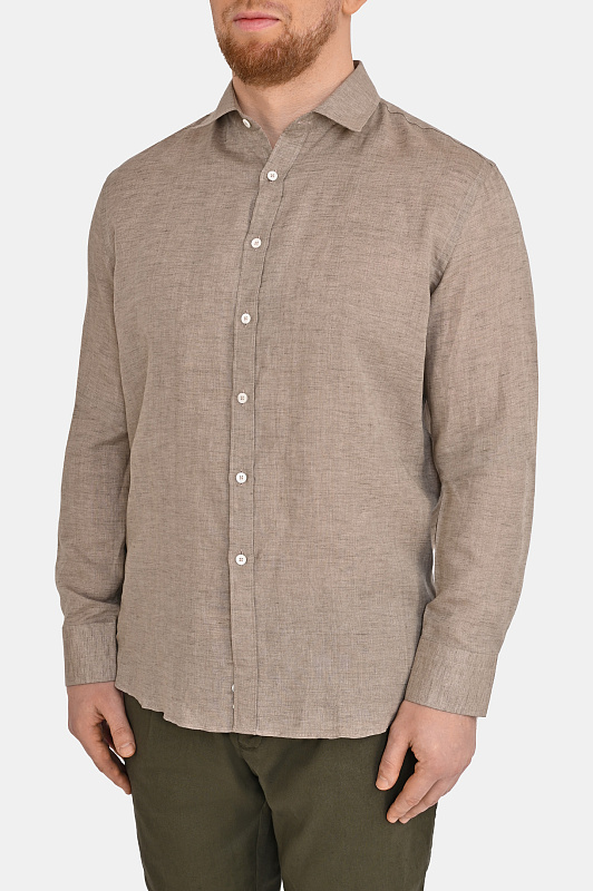 Рубашка CANALI Бежевый Мужской CSL7077GL03099
