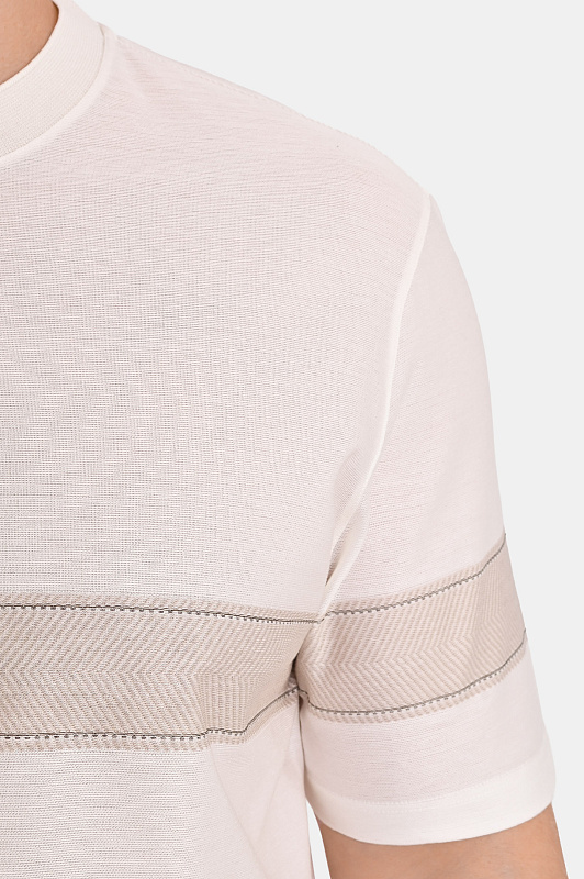 Футболка CANALI Белый Мужской T0943MJ02438