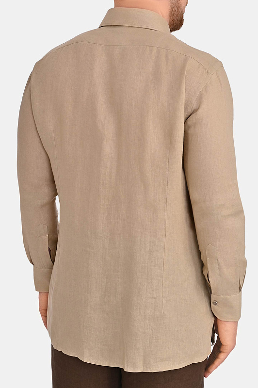 Рубашка KITON Бежевый Мужской UMCNERHH096902 Рубашка KITON Бежевый Мужской UMCNERHH096902