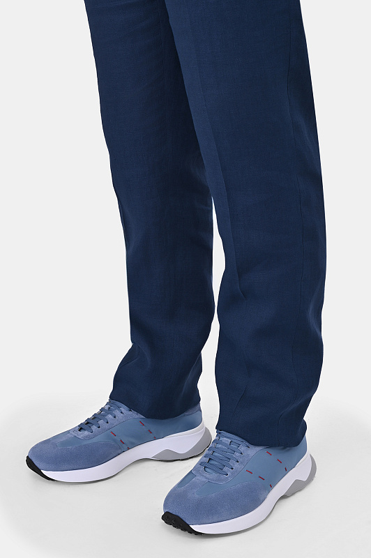 Кроссовки KITON Голубой Мужской USSA374N013330