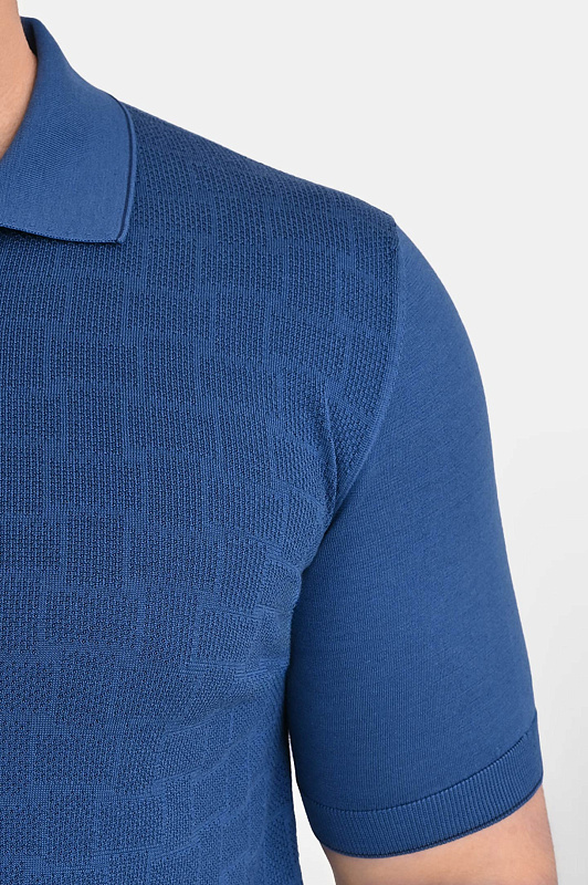 Поло CASTANGIA Синий Мужской NC.CA02MCE26