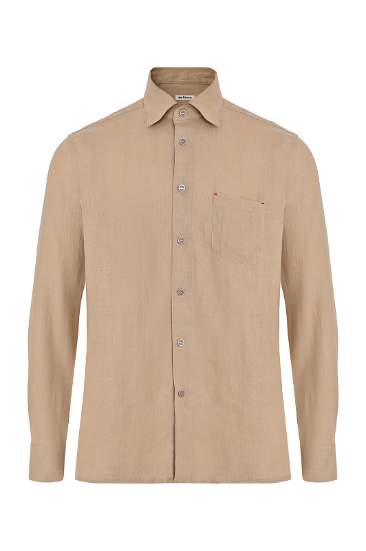 Рубашка KITON Бежевый Мужской UMCNERHH096902 Рубашка KITON Бежевый Мужской UMCNERHH096902