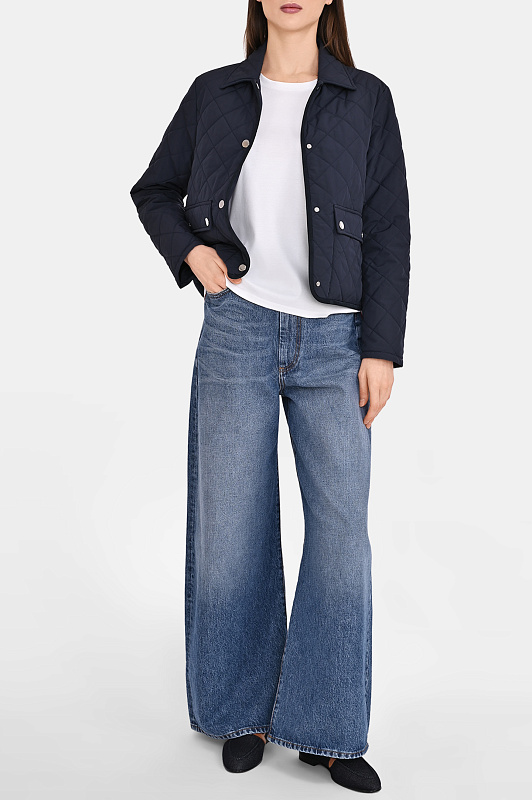 Куртка KITON Темно-синий Женский D61621K0948H0100D