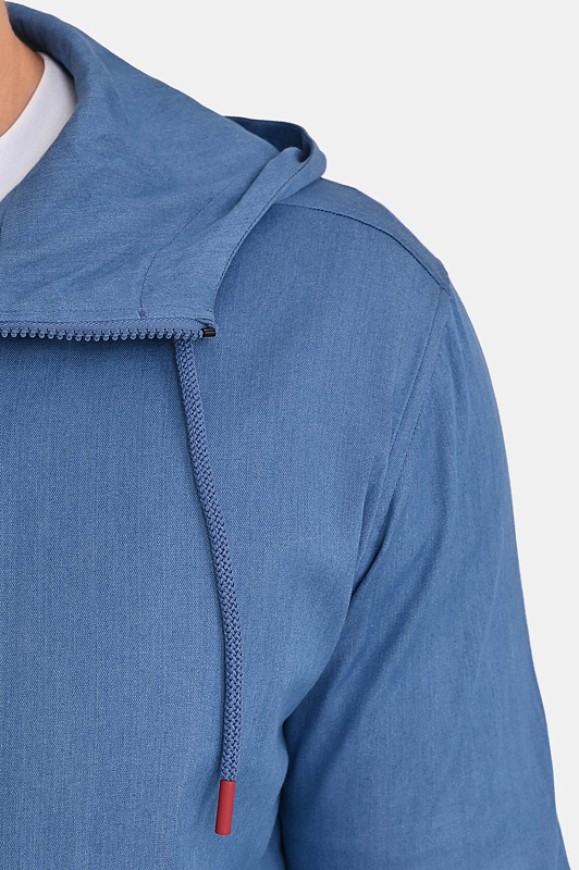 Куртка KITON Голубой Мужской UMC010H0969603