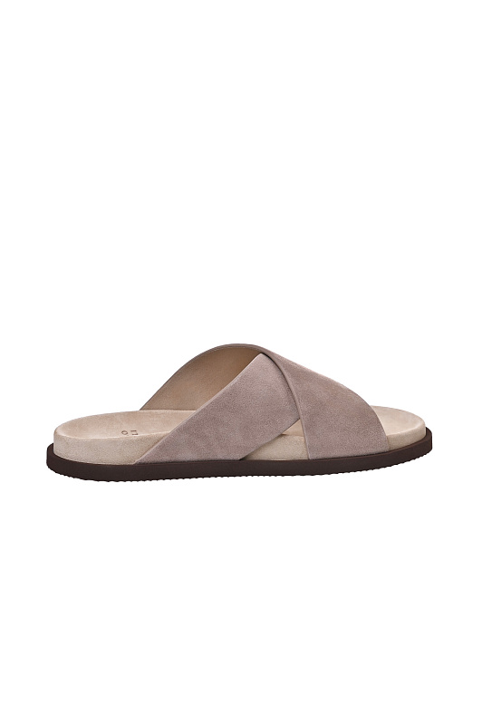 Пантолеты BRUNELLO  CUCINELLI Бежевый Мужской MZUSOLY327
