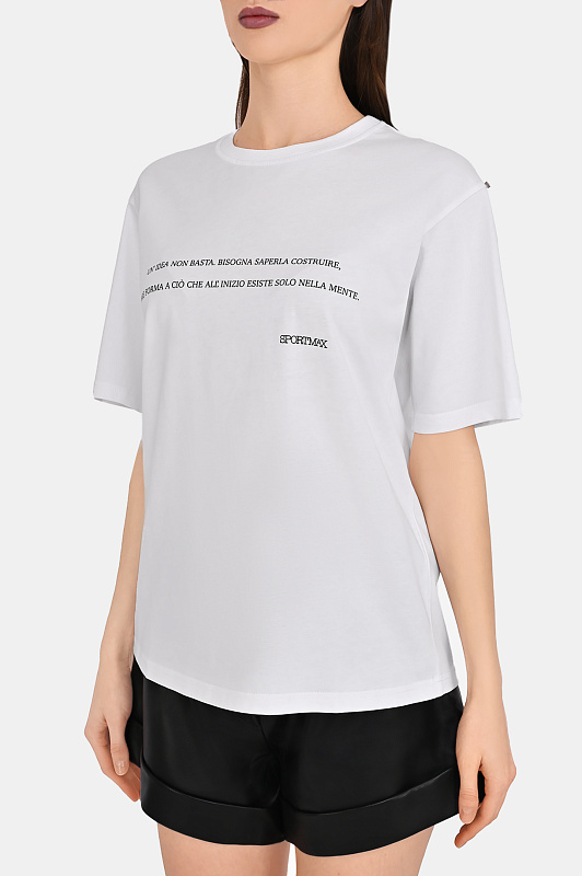 Футболка SPORTMAX Белый Женский SPDQUIETE 2612971015600