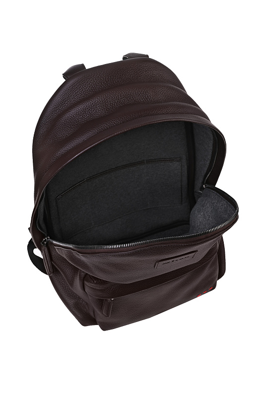 Рюкзак KITON Темно-коричневый Мужской UBA0102N012710