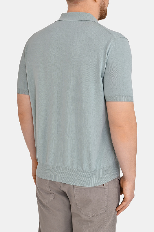 Поло CANALI Зеленый Мужской C0454MK02459