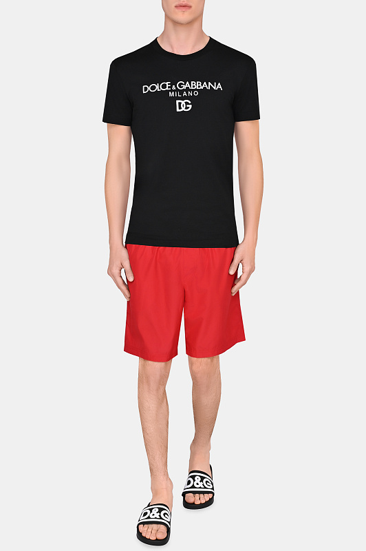 Футболка DOLCE & GABBANA  Черный Мужской G8PD7Z G7B9X