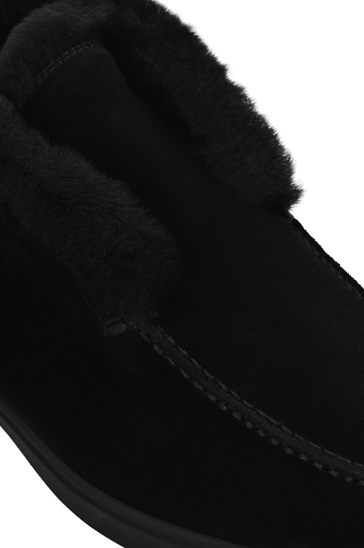 Лоферы SANTONI Черный Женский WUYG58457NERAPFRN01