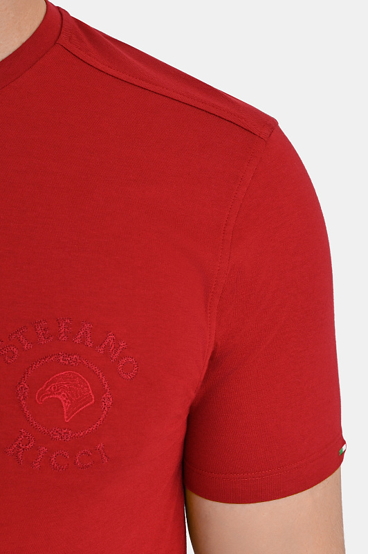 Футболка STEFANO RICCI Красный Мужской MNH6105090803