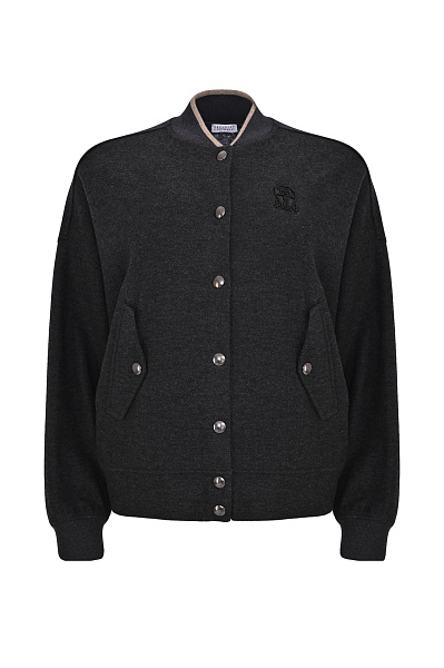 Трикотажный бомбер BRUNELLO  CUCINELLI