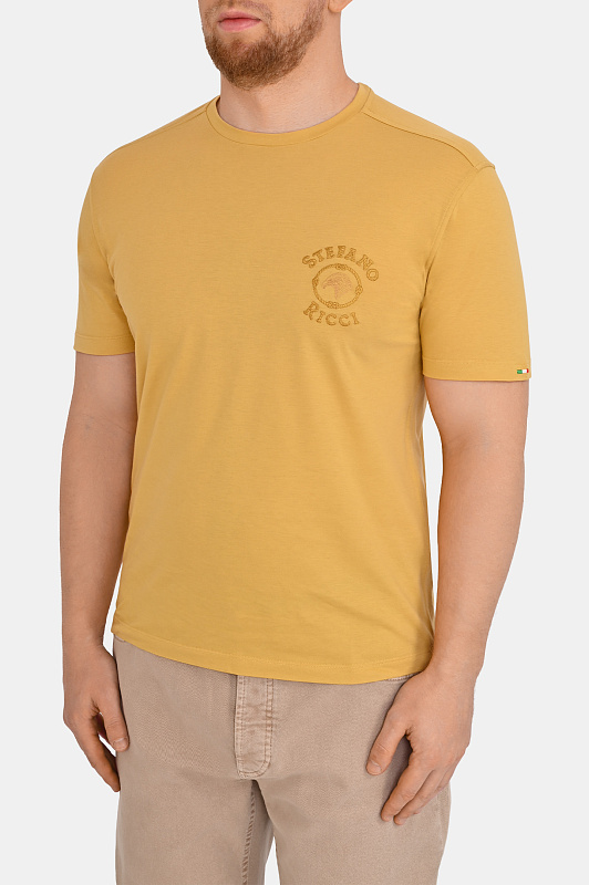 Футболка STEFANO RICCI Желтый Мужской MNH6105090803