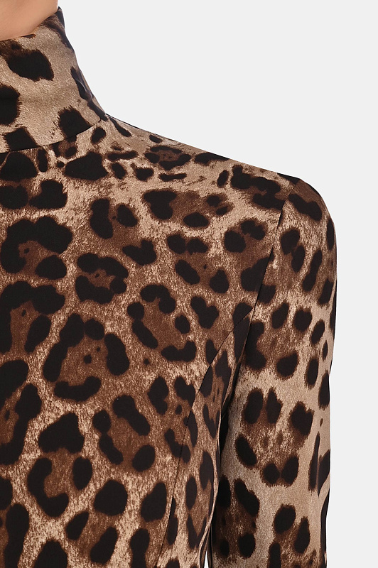 Платье DOLCE & GABBANA  Леопардовый Женский F612KT FSADD