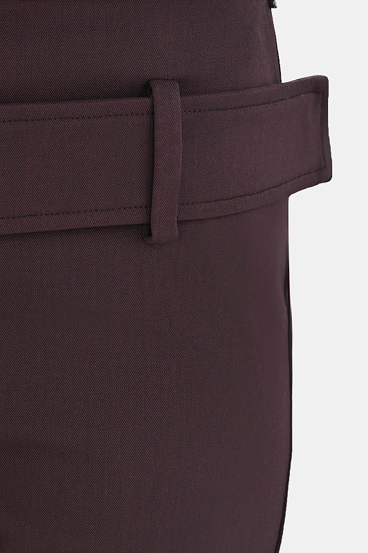 Брюки SPORTMAX Темно-коричневый Женский BANDA1234 2522136123600