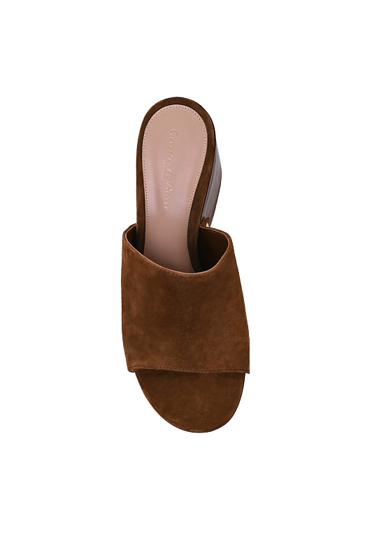 Сабо GIANVITO ROSSI Коричневый Женский G10201.60LEG.CAMTEXA Сабо GIANVITO ROSSI Коричневый Женский G10201.60LEG.CAMTEXA