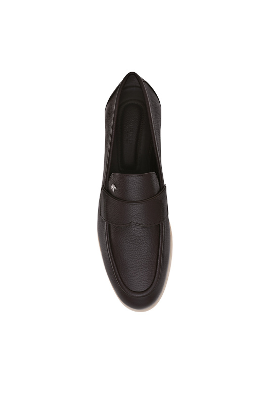 Лоферы STEFANO RICCI Темно-коричневый Мужской UC64_G2413 MR