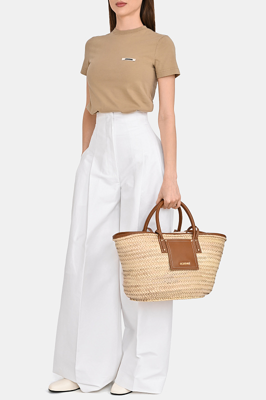 Брюки JACQUEMUS Белый Женский PAW00642AW00741 Брюки JACQUEMUS Белый Женский PAW00642AW00741