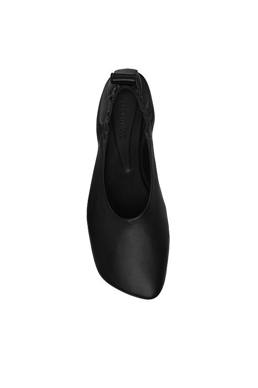 Кожаные балетки SPORTMAX Черный Женский SPXNURAGHE 2612521012600
