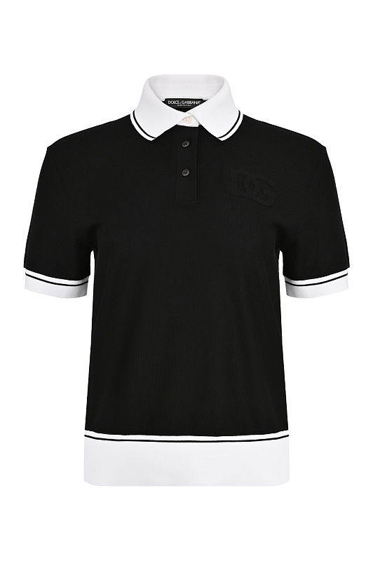 Поло DOLCE & GABBANA Черный Женский F8V33Z GDDMH Поло DOLCE & GABBANA Черный Женский F8V33Z GDDMH