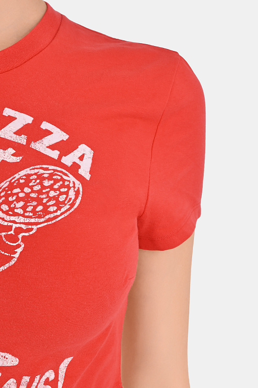 Футболка DOLCE & GABBANA  Красный Женский F8U13Z GDDNF