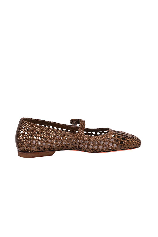 Балетки SANTONI Коричневый Женский WAMG72160HA1SODLO70