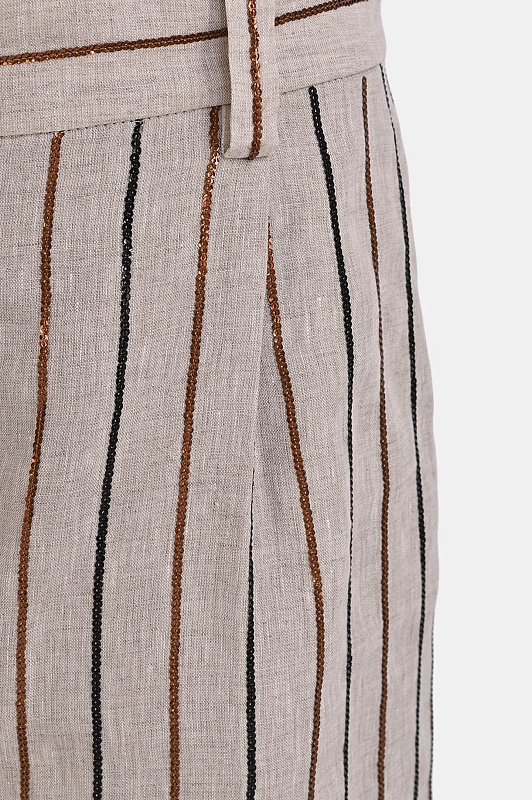 Шорты BRUNELLO  CUCINELLI Бежевый Женский MM633P9223