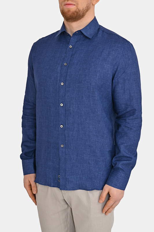 Рубашка CANALI Темно-синий Мужской CSL7077GL03099