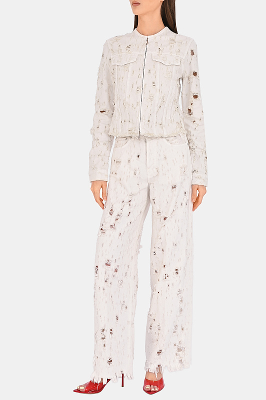 Джинсы HAIKURE Белый Женский HEW03296GF167