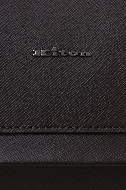 Деловая сумка KITON Темно-коричневый Мужской UBA0007N012690