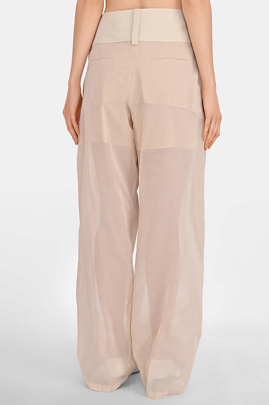 Брюки SPORTMAX Молочный Женский SPSFERITO 2612131033600