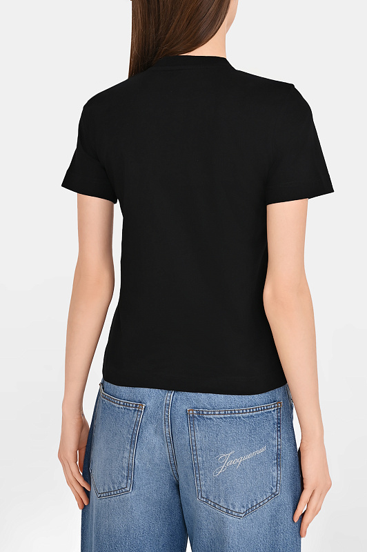 Футболка JACQUEMUS Черный Женский TSW00550AJ00029 