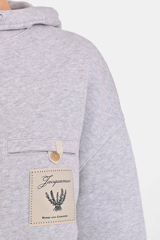 Куртка спорт JACQUEMUS Серый Женский HOW00415AJ00262