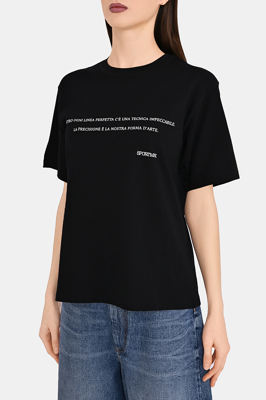 Футболка SPORTMAX Черный Женский SPDQUIETE 2612971015600