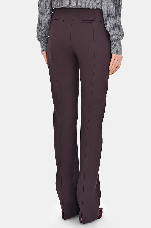 Брюки SPORTMAX Темно-коричневый Женский BANDA1234 2522136123600