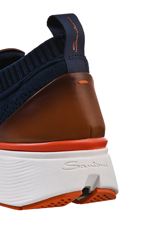 Кроссовки SANTONI Темно-синий Мужской MBBG22154BARTOTZU60 Кроссовки SANTONI Темно-синий Мужской MBBG22154BARTOTZU60