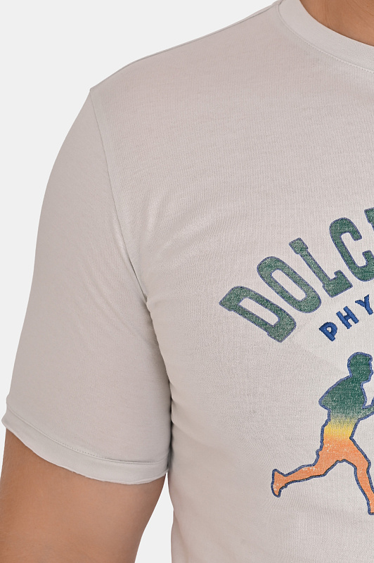 Футболка DOLCE & GABBANA  Серый Мужской G8TI9Z G7PPB