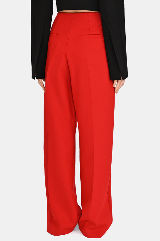 Брюки SPORTMAX Красный Женский SPXFANTE 2612131031600