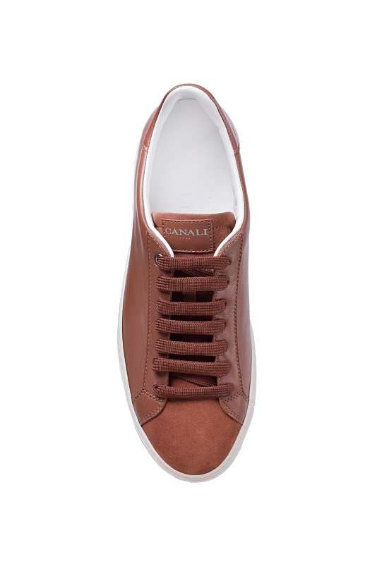 Кеды CANALI Коричневый Мужской RC00528/515