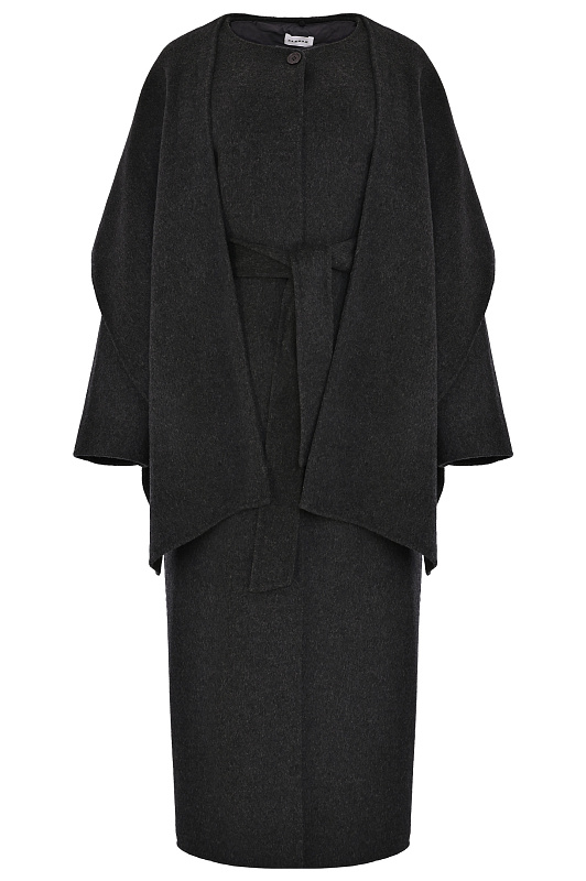 Пальто+пояс