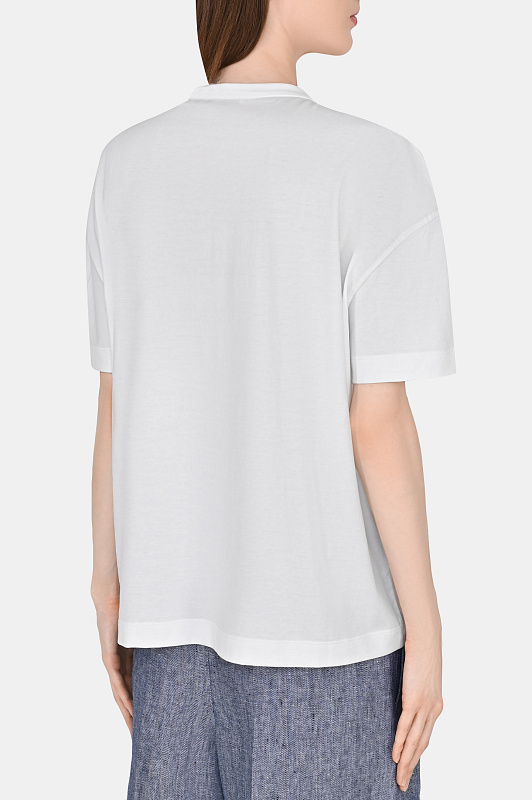 Футболка BRUNELLO  CUCINELLI Белый Женский MPA45BK400