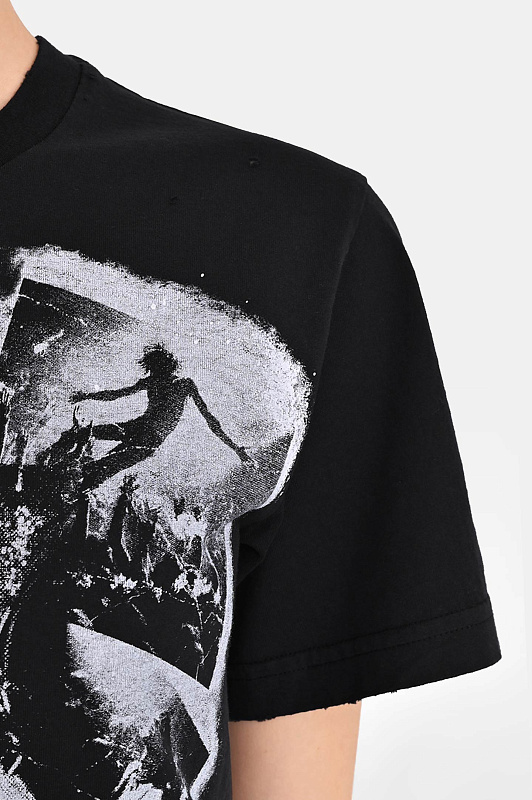 Футболка DOLCE & GABBANA  Черный Женский F8V90TGDDH4