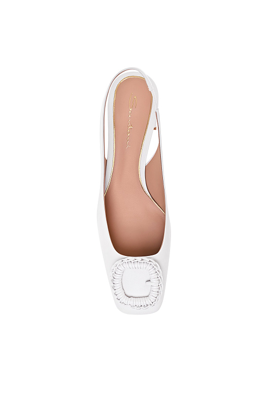 Босоножки SANTONI Белый Женский WDMG72082HA2NWKEI80