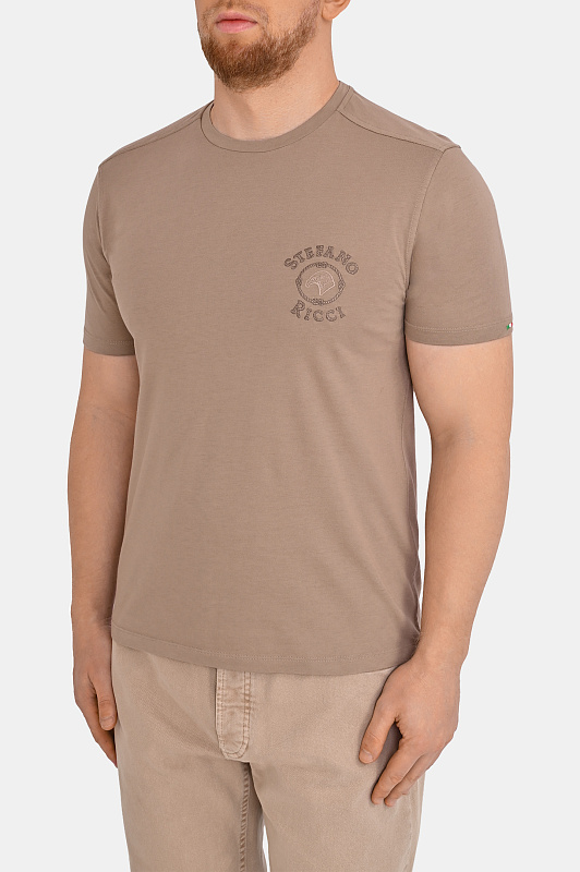 Футболка STEFANO RICCI Бежевый Мужской MNH6105090803